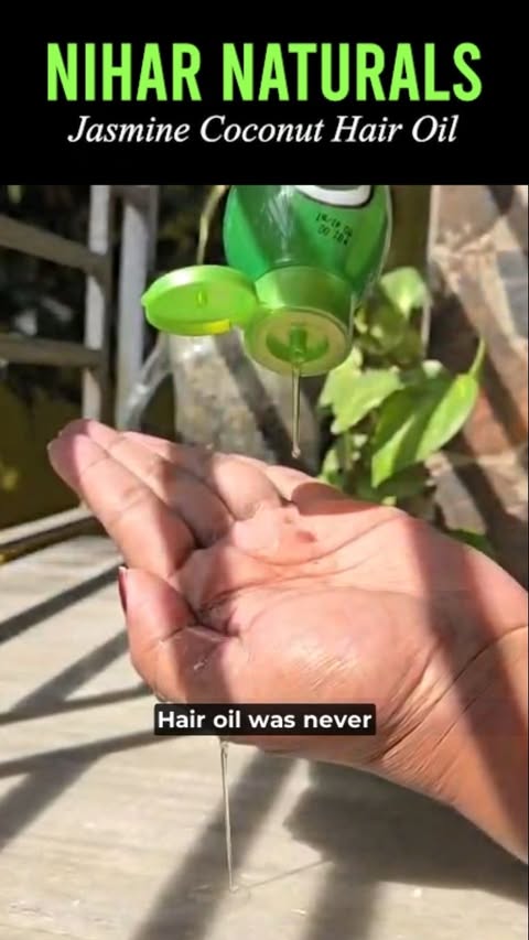 Instagram post by @pooja_das7710 for Nihar Naturals. Caption reads: Rooted in Tradition @niharnaturals #ad....