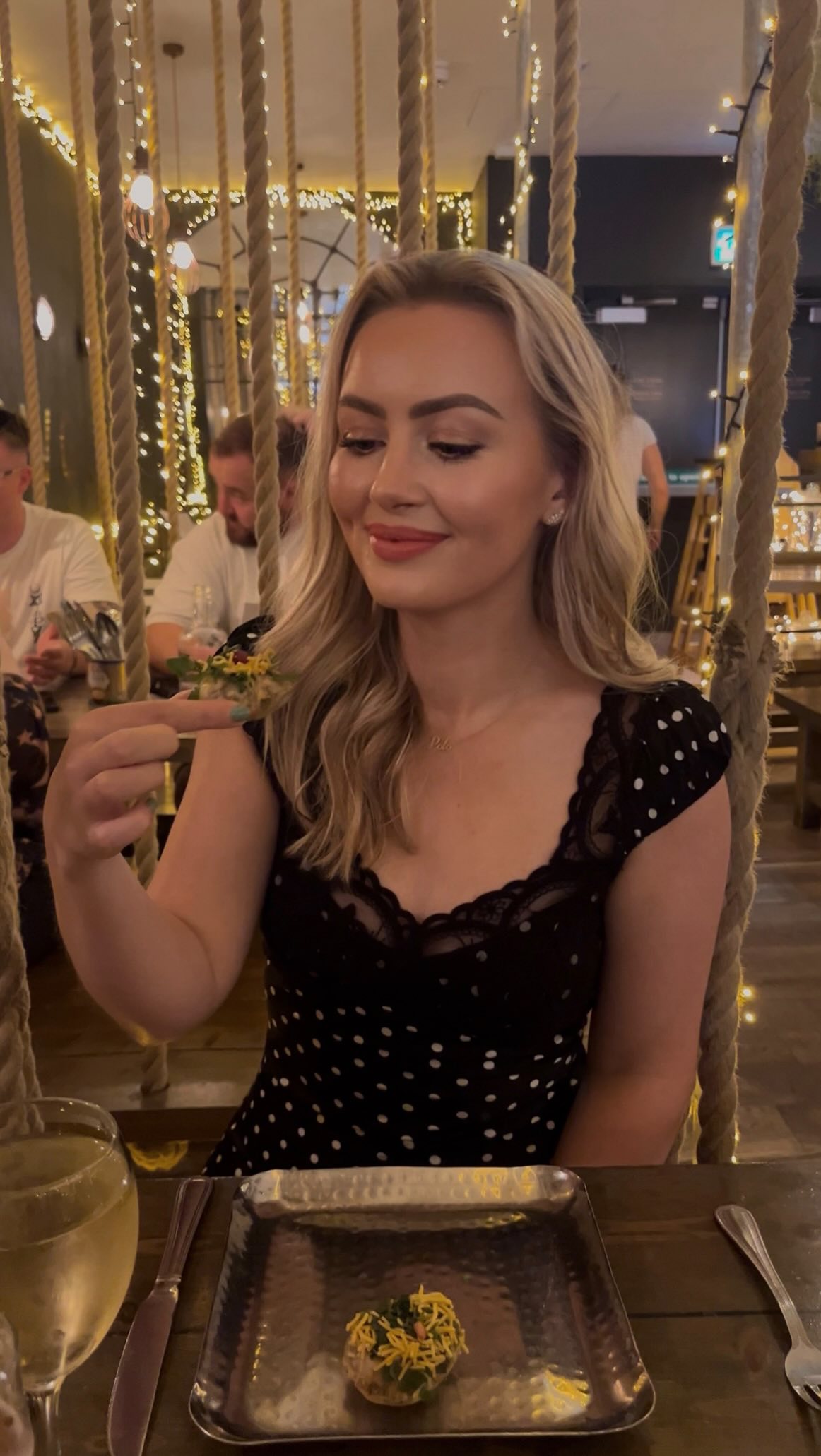 Instagram post by @lois_meredith for Mowgli Street Food. Caption reads: An evening of flavours @mowglistreetfood....