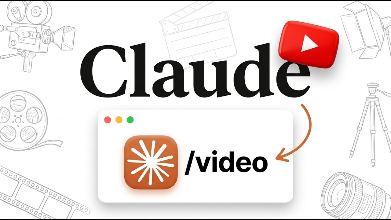 YouTube post by @BrockMesarich for Onlyxxhub. Caption reads: Claude Video Just Changed Content Creation....