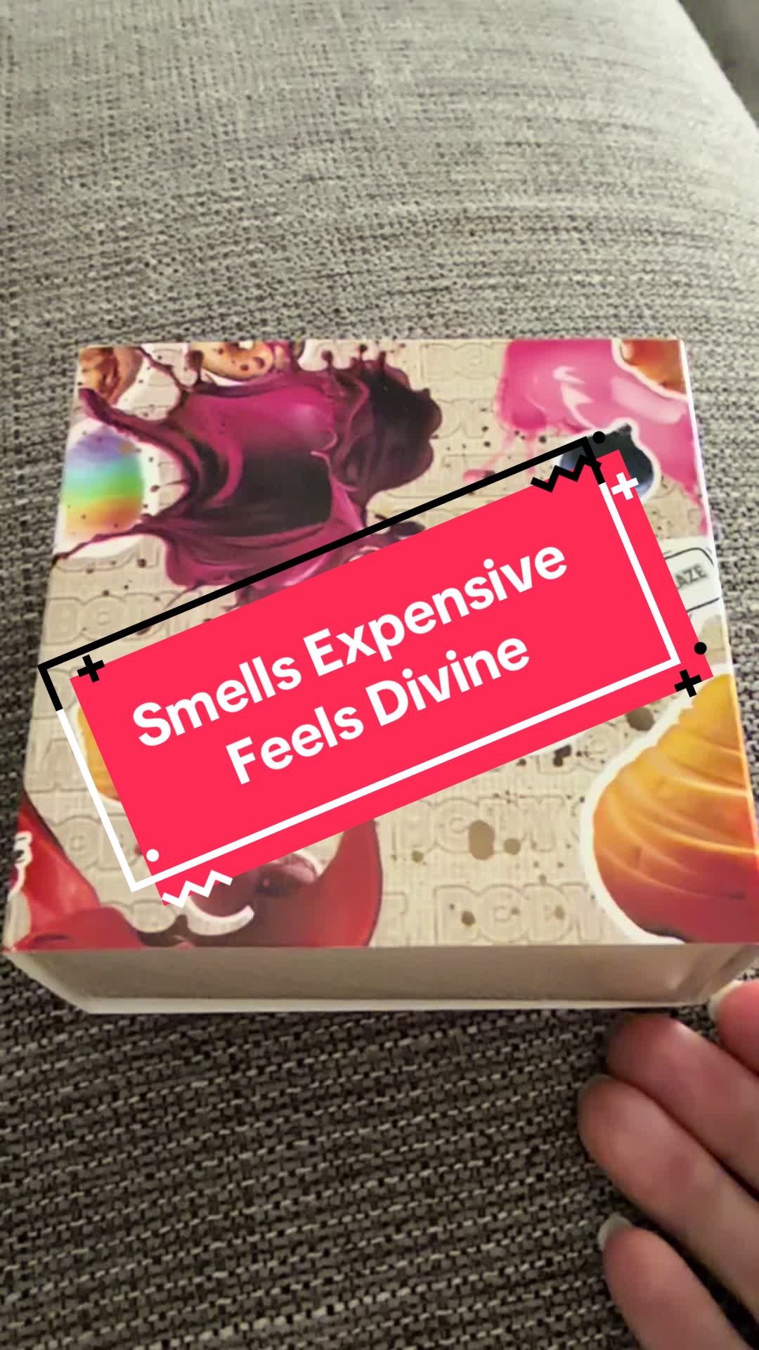 TikTok post by @h3ath3r80 for Canvas Beauty Brand. Caption reads: [...] #scentfromheaven #body #skin....