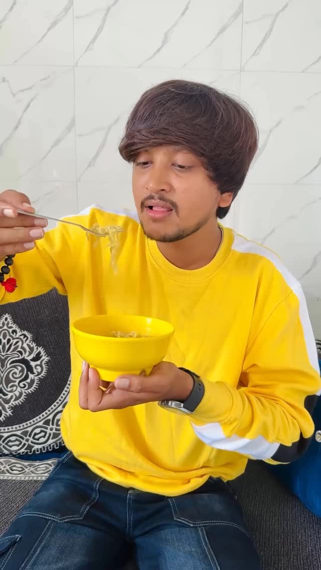 Instagram post by @bhavesh.thakor.1111 for Sunfeast Yippee. Caption reads: Turn up the flavor dial! Yippee! Wow, Masala is....