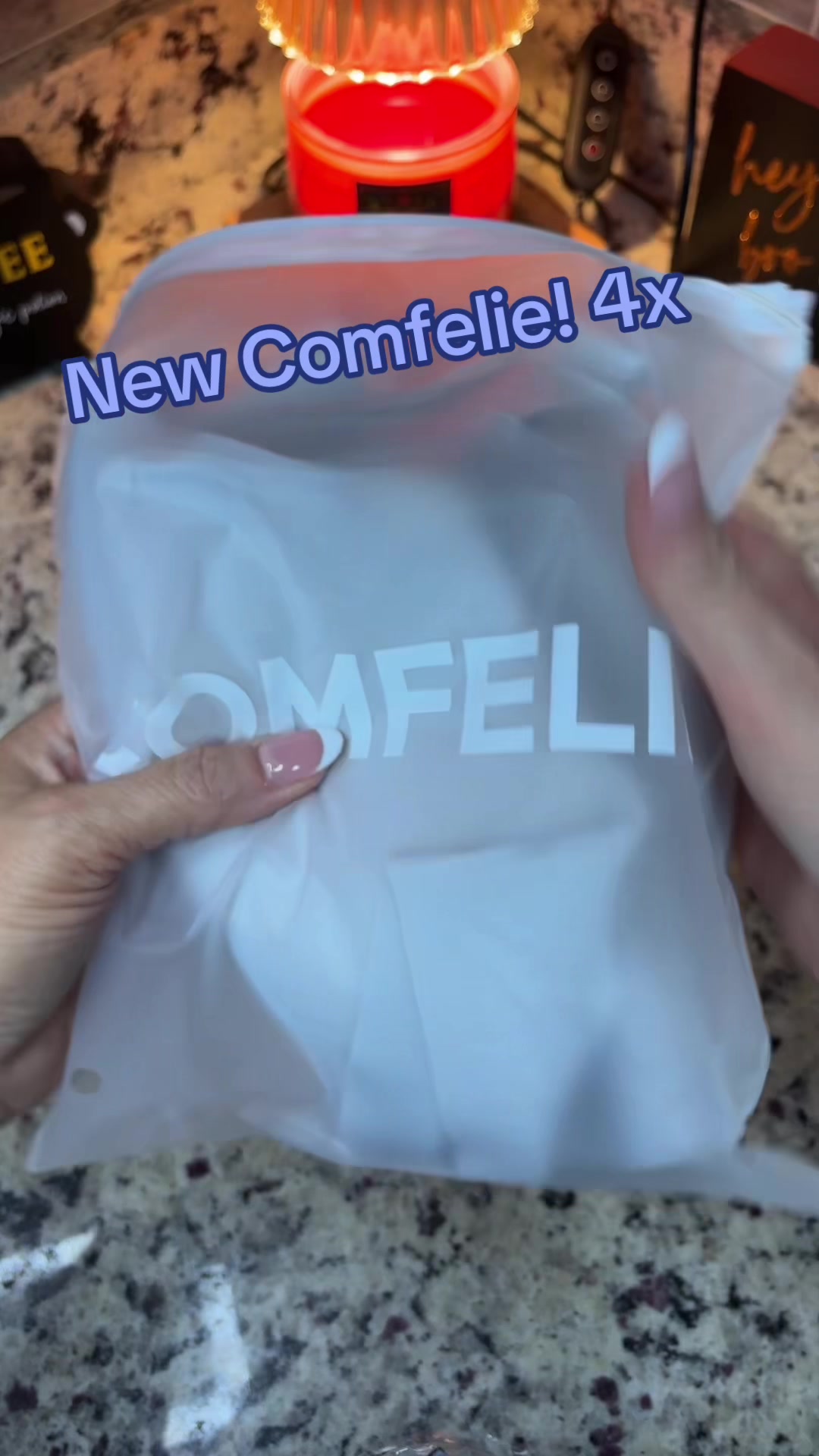 TikTok post by @alissaalways for Comfelie. Caption reads: New style of Comfelie Bra! Up to size 4x bra.....