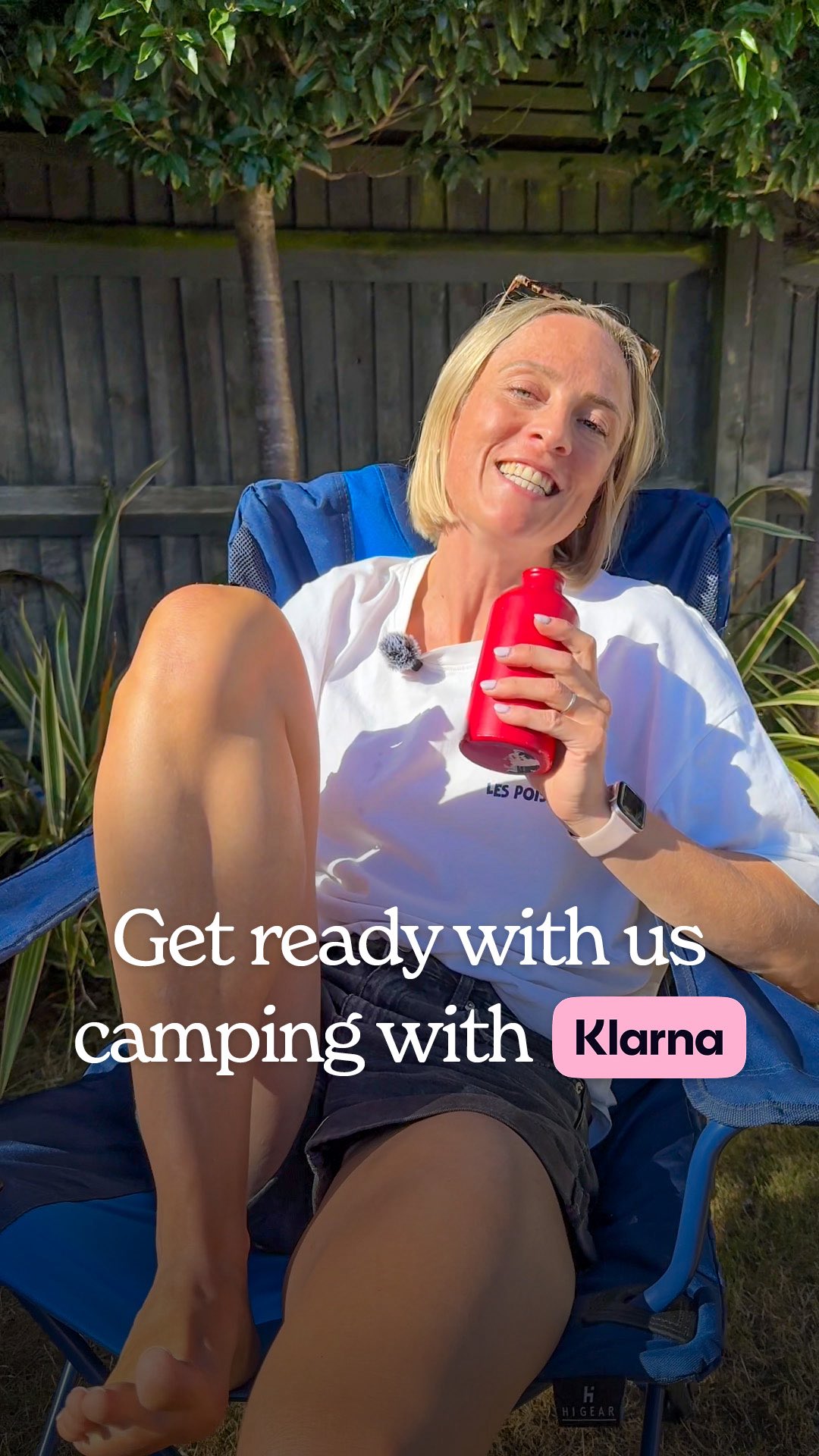 Instagram post by @adventuresofthewests for Klarna. Caption reads: #Ad | Summer adventures are calling!

This summer....