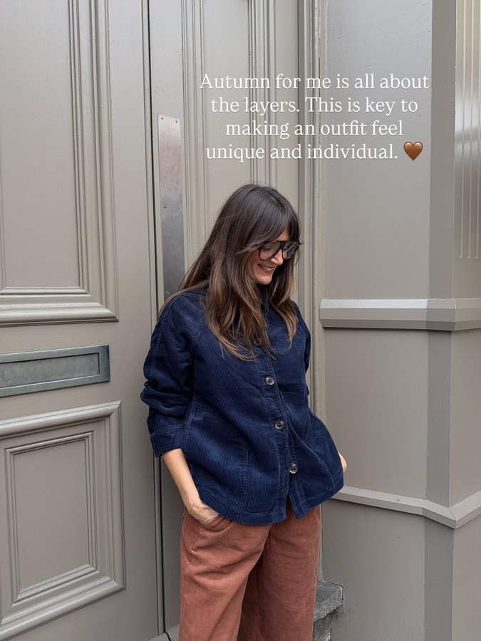 Instagram post by an influencer for White Stuff. Caption reads: [...] When it comes to autumn @whitestuffuk has....