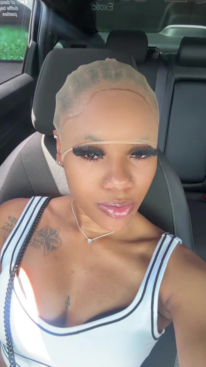 TikTok post by @itsziyaleejanae for Lumiere Hair. Caption reads: @Lumiere Hair Office Store @Lumiere TT Shop go get....