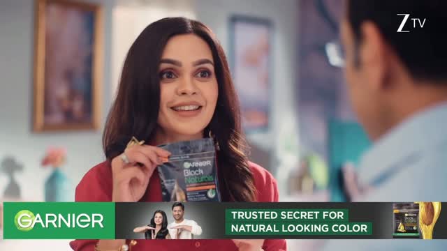Instagram post by @mansii.jain1 for ZEE. Caption reads: [...] hair color @garnier @garnierindia @zeetv....