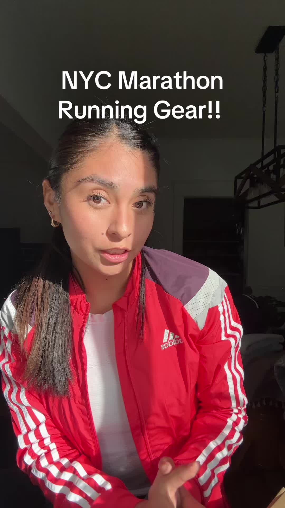 TikTok post by @nicoleeeeeed for GU Energy Labs. Caption reads: [...] @Shokz Sports @Brooks Running @GU Energy....