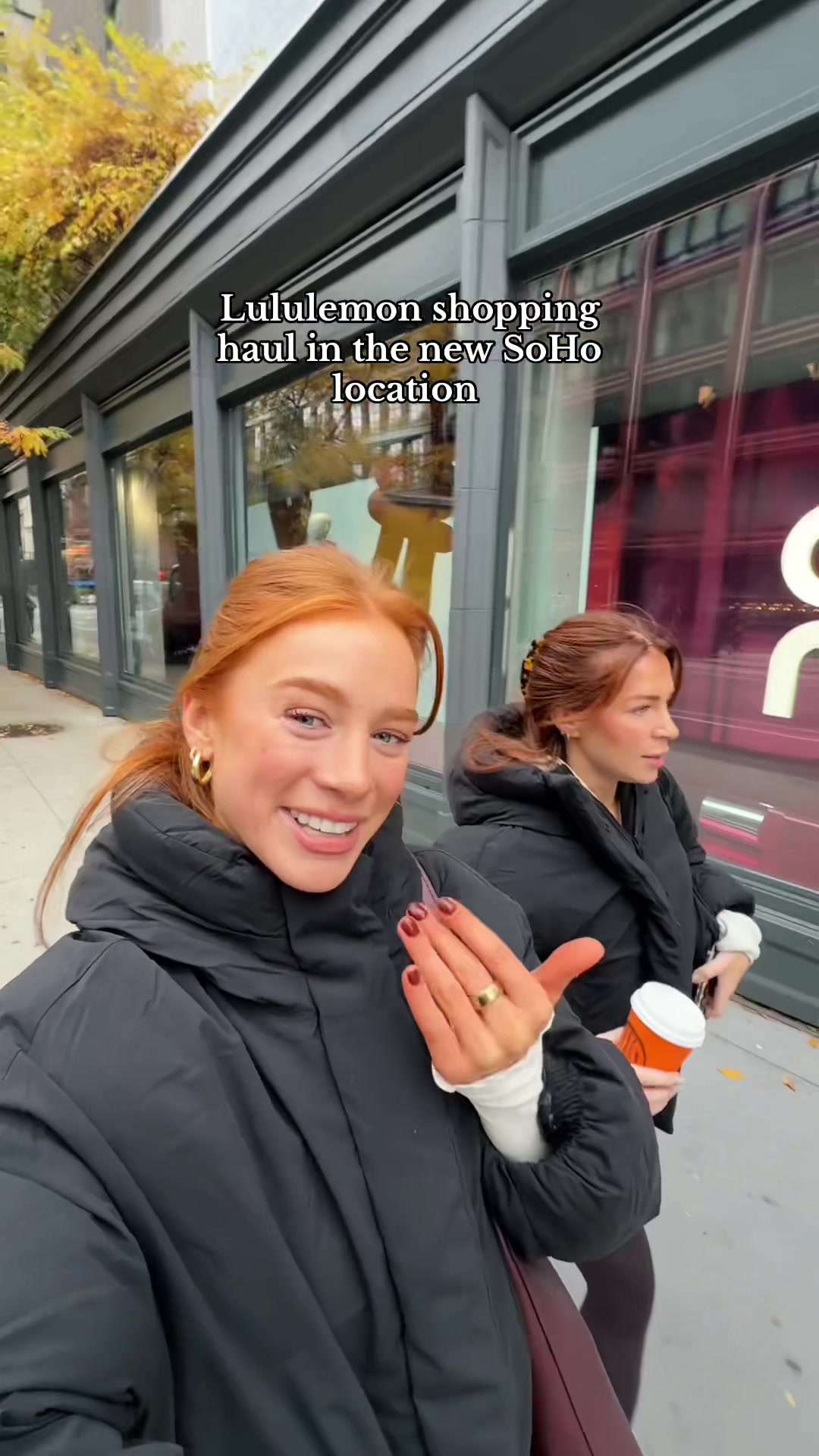 TikTok post by @achendricks for lululemon. Caption reads: @lululemon wow wow wow the new store is insane!!!!....