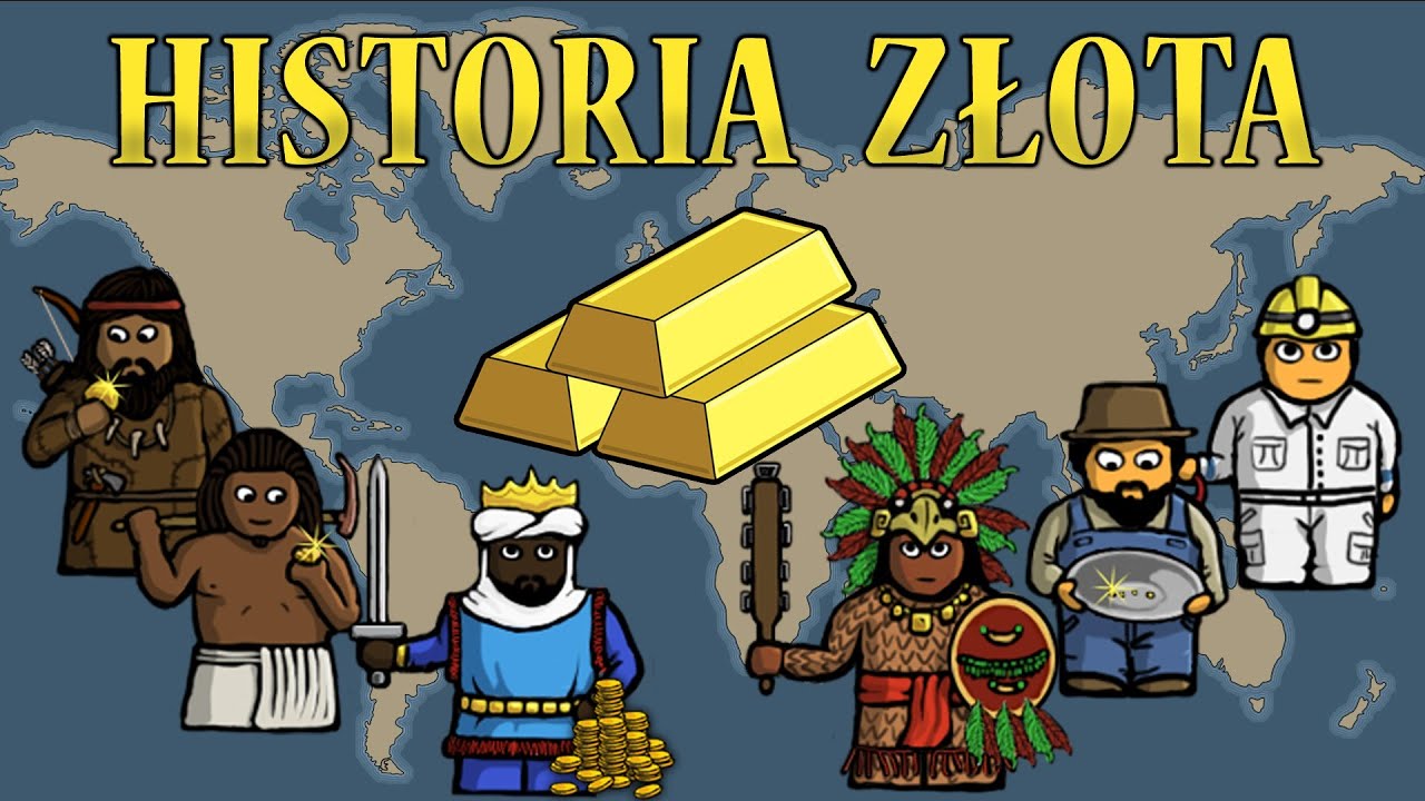 YouTube post by @ThrashingMadPL for Goldsaver. Caption reads: Gold - Quick History.