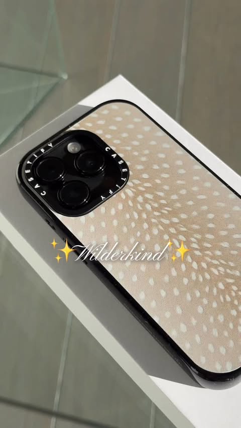 Instagram post by @ugcfarasoa for CASETiFY. Caption reads: Shop the Wilderkind Collection at CASETiFY.com....