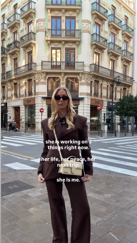 Instagram post by @demibonita for LOAVIES. Caption reads: [...] 🤭 

she is me

this suit is from @loavies....