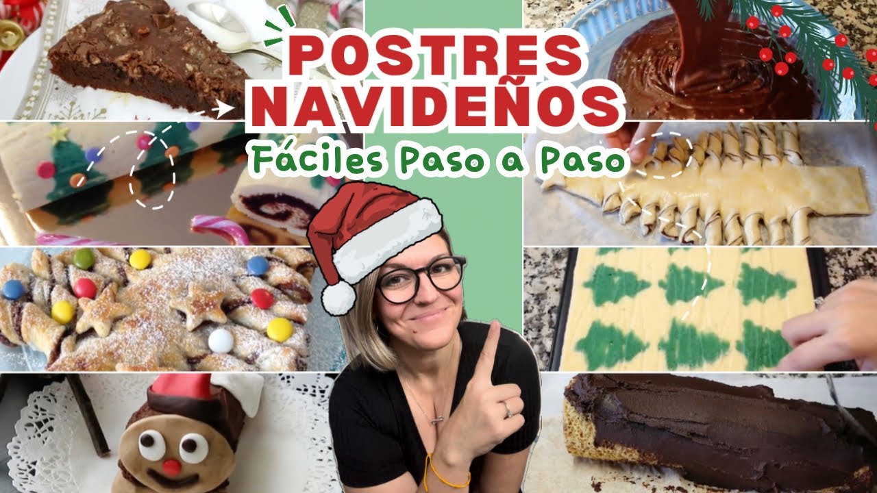 YouTube post by @bakeordiebcn for EcoFlow. Caption reads: 4 Easy and Quick Christmas Desserts.