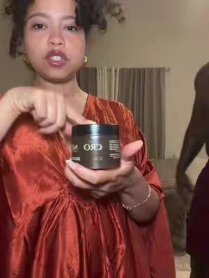 TikTok post by @katrinaadeola for Crowned Skin. Caption reads: @Crowned Skin #crownedcrew #cologne.