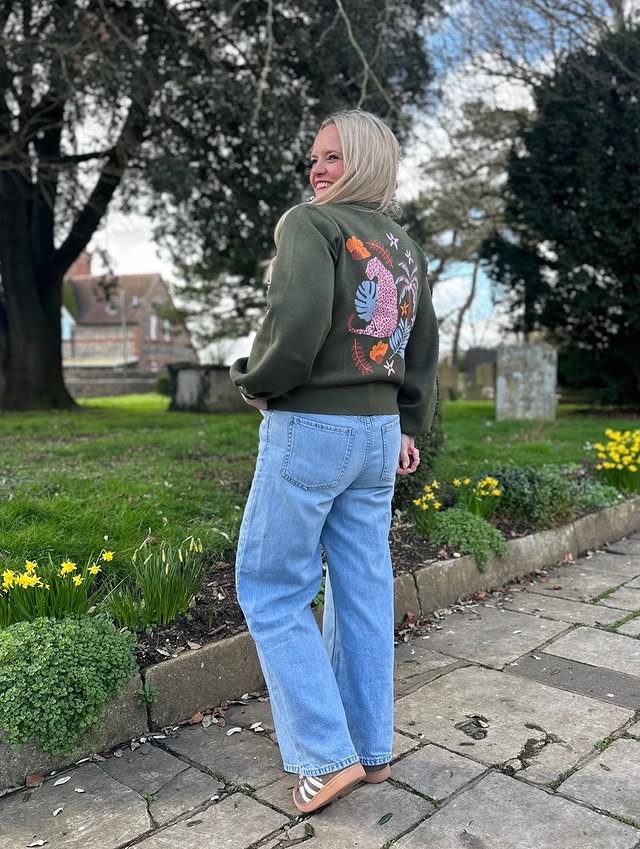 Instagram post by an influencer for Sugarhill Brighton. Caption reads: [...] jungle colourway from @sugarhillbrighton is....