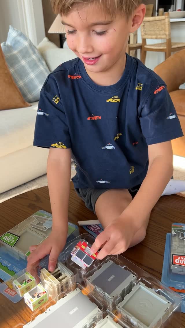 Instagram post by @sharrahstevens for Funko. Caption reads: Best new way for me to occupy the boys while I get....