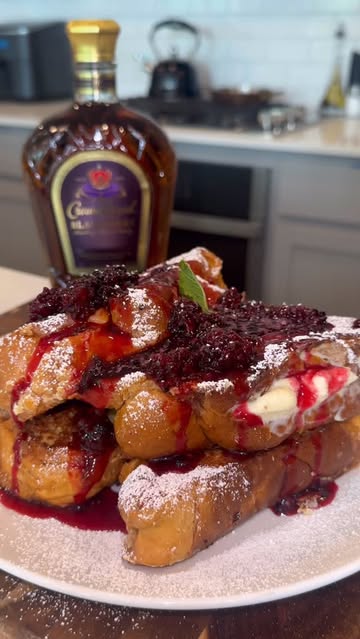 Instagram post by @cordandthekitchen for Crown Royal. Caption reads: #ad Brunch SZN done right = Good people, good....