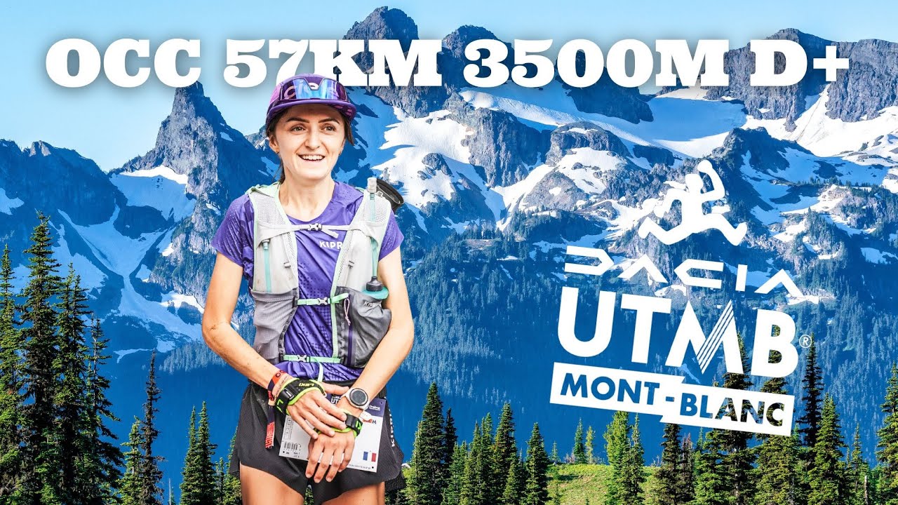 YouTube post by @coursptitetomate for Nutripure. Caption reads: I'M RUNNING 57KM (OCC - UTMB).
