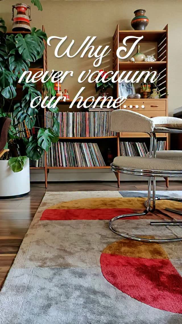 Instagram post by @70shousemanchester for Maia Homes. Caption reads: Ad I never vacuum our home, I've not done it in....