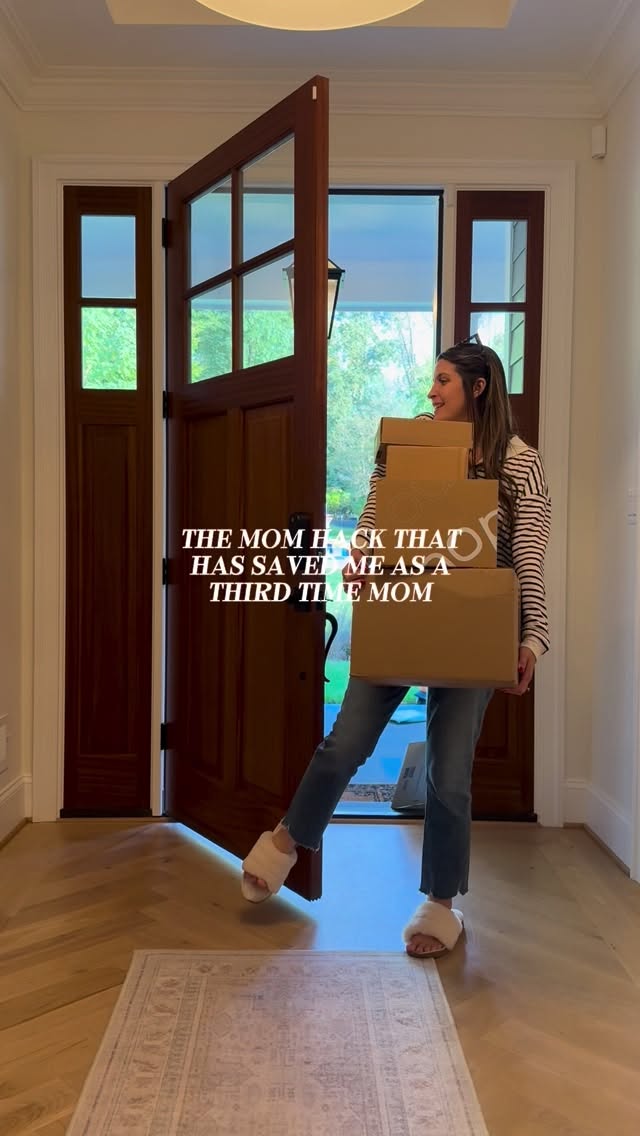 Instagram post by @thekatiebeach for willowpump. Caption reads: The only mom hack better than getting a wearable....