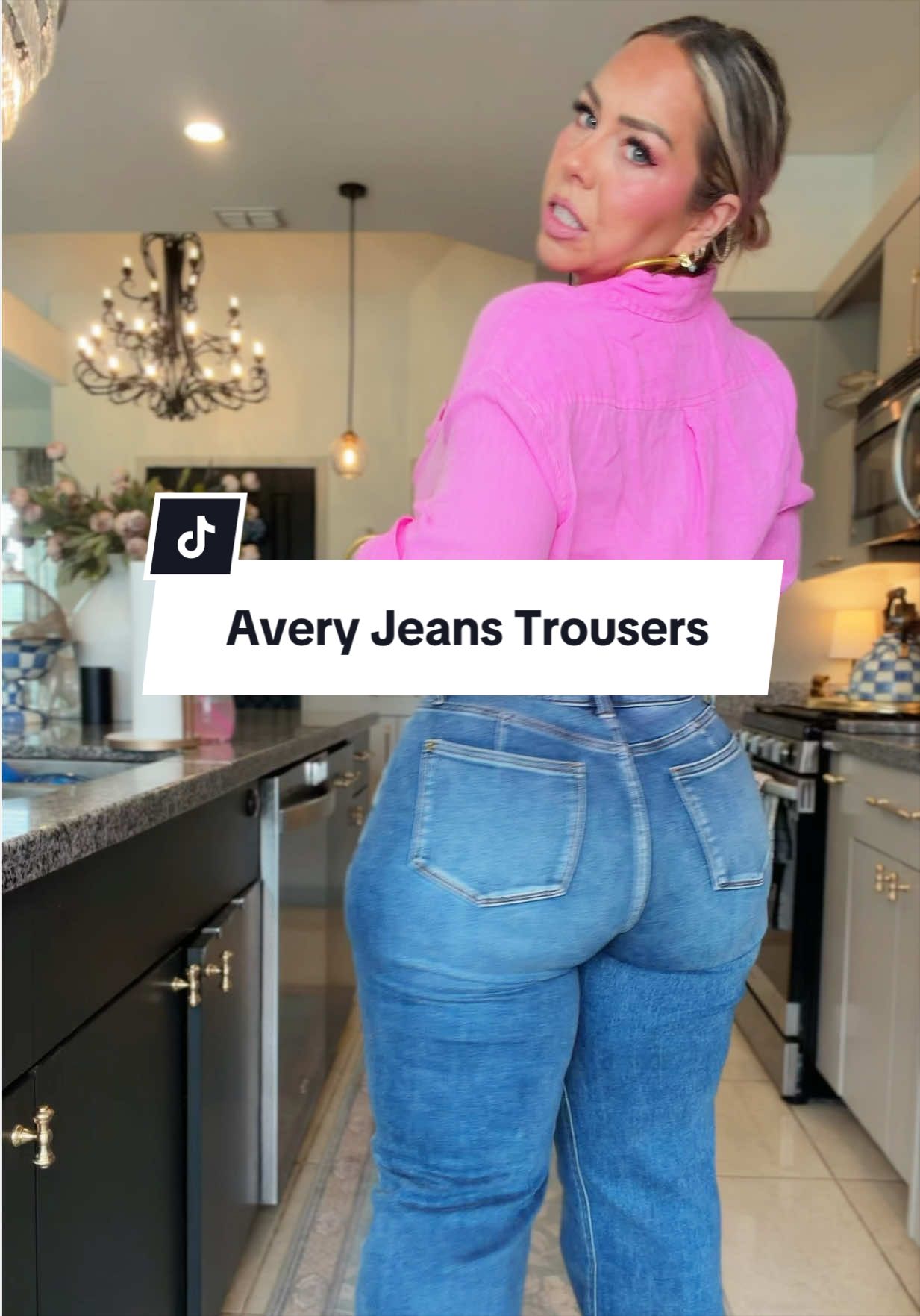 TikTok post by @lindaannettem for Emma Lous Boutique. Caption reads: [...] Perfect for thick thigh girls @Emma Lous....