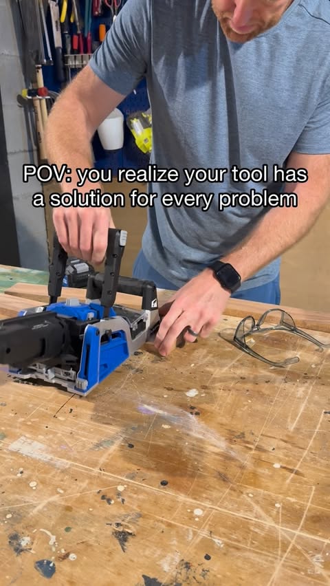 Instagram post by @charlestoncraftedbuilds for Kreg Tool. Caption reads: There’s a new pocket hole jig in town. The....