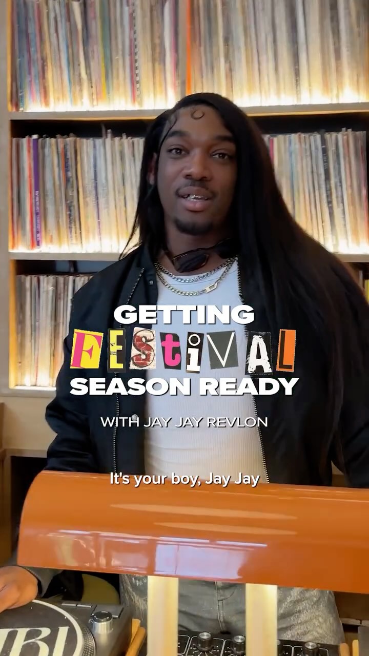 Instagram post by @jayjayrevlon for Condé Nast Traveller. Caption reads: Festival season is upon us – so we asked seasoned....