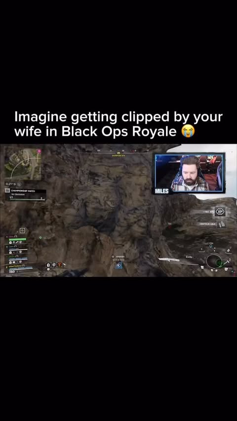 Instagram post by @mumps for Call of Duty. Caption reads: Black Ops Royale drops into Call of Duty: Warzone....