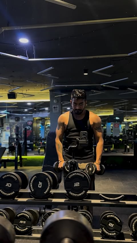 Instagram post by @trainwithankush for AS-IT-IS Nutrition. Caption reads: Dubai Kunafa meets high-performance nutrition!....