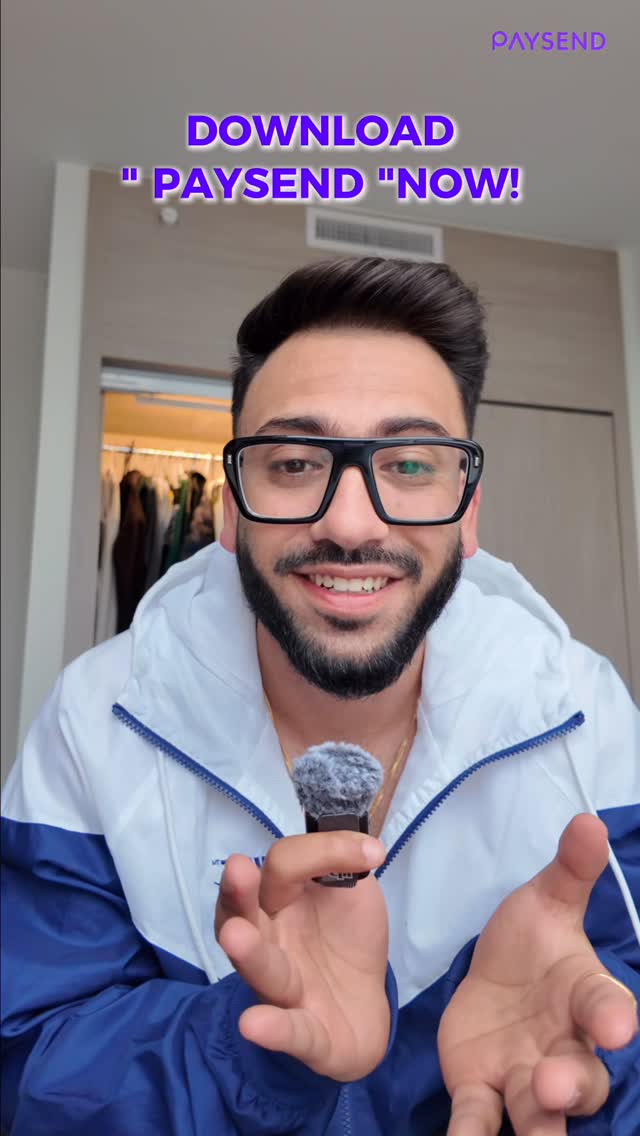 Instagram post by @the_visheshh for Paysend. Caption reads: Meri jaisi situation mai ho? Send money worldwide....