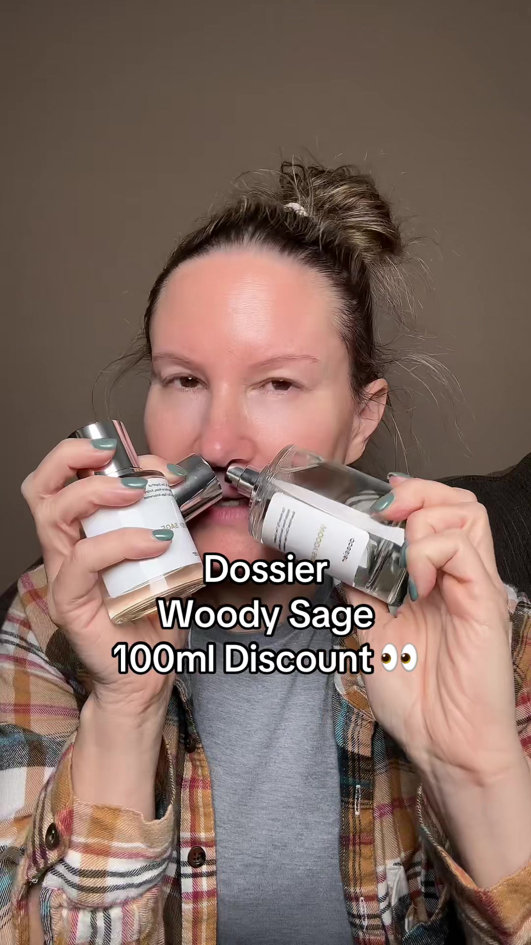 TikTok post by @erikanbrn for Dossier. Caption reads: Don’t sleep on this price!! @Dossier Perfume....