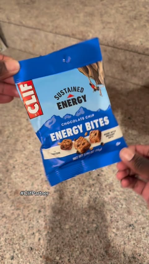 Instagram post by @may.elix for CLIF BAR. Caption reads: #ClifPartner the new @clifbar Energy Bites are the....