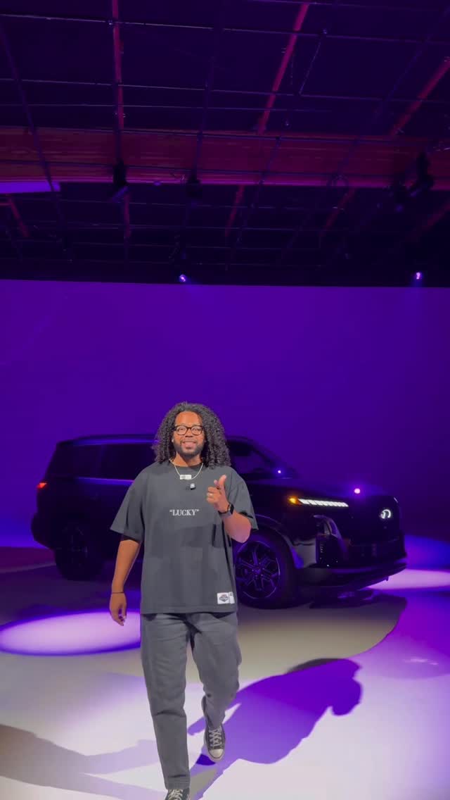 Instagram post by @forrest.auto.reviews.official for INFINITI USA. Caption reads: The Infiniti QX80 Sport is SWEET. However, would....