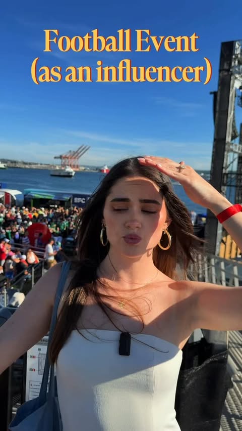 Instagram post by @roseruland for Intel. Caption reads: [...] of a football event? Thanks to @lenovo &....