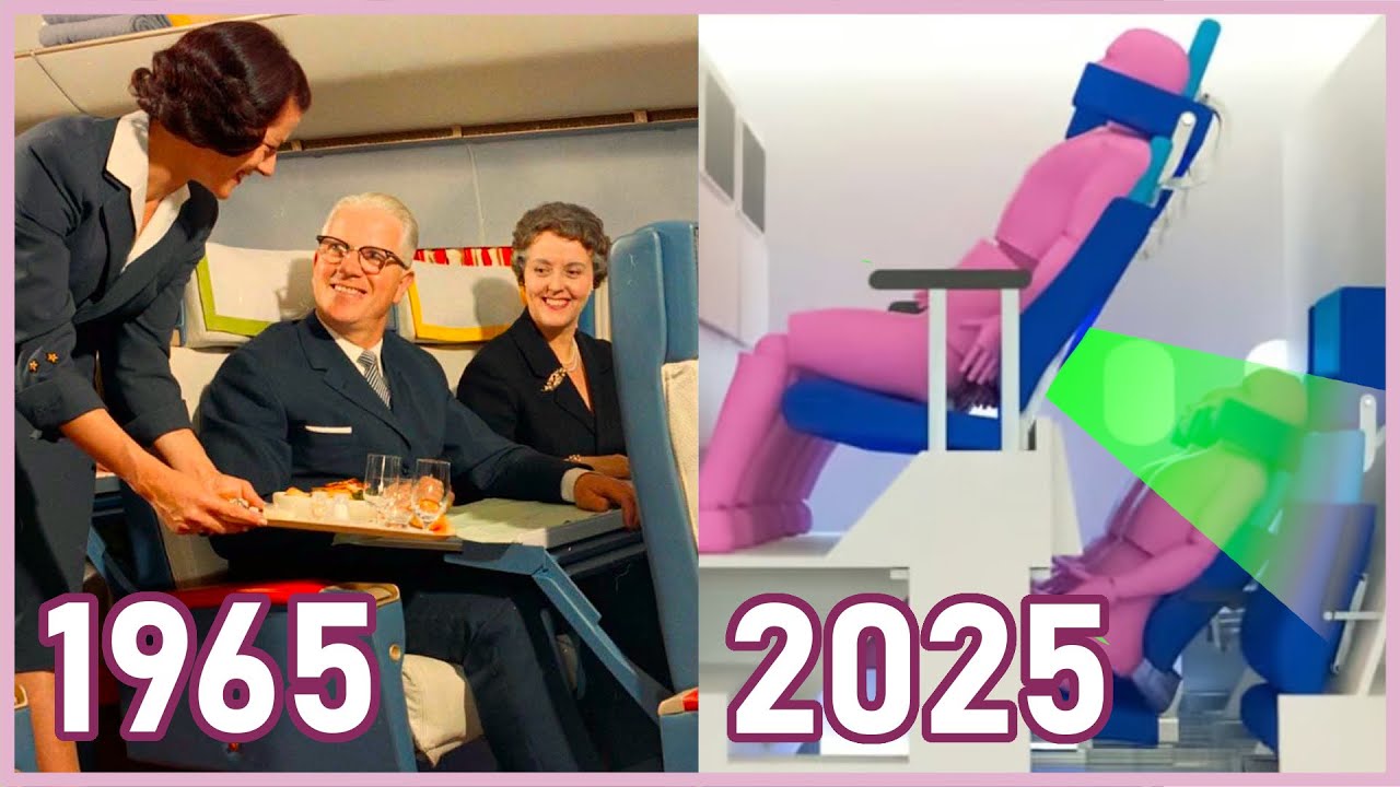 YouTube post by @AdamSomething for Unsplash. Caption reads: Why Flying in America Sucks So Bad.