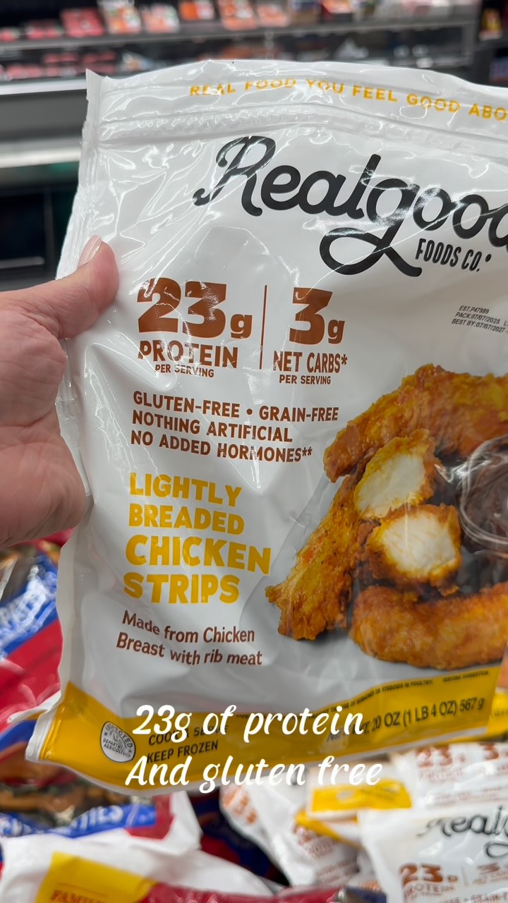Instagram post by @dalancrew for Real Good Foods. Caption reads: My family’s favorite chicken @realgoodfoods 23g of....