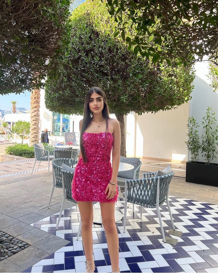 Instagram post by @azurrabukhari for WILHELMINA. Caption reads: 💕 2.22.2022.