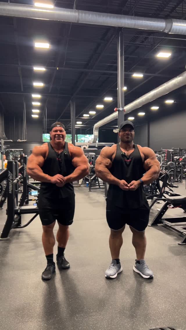 Instagram post by @hassan_mostafa92 for Jed North. Caption reads: Crazy workout with my brother @strandstrong 💪💪....