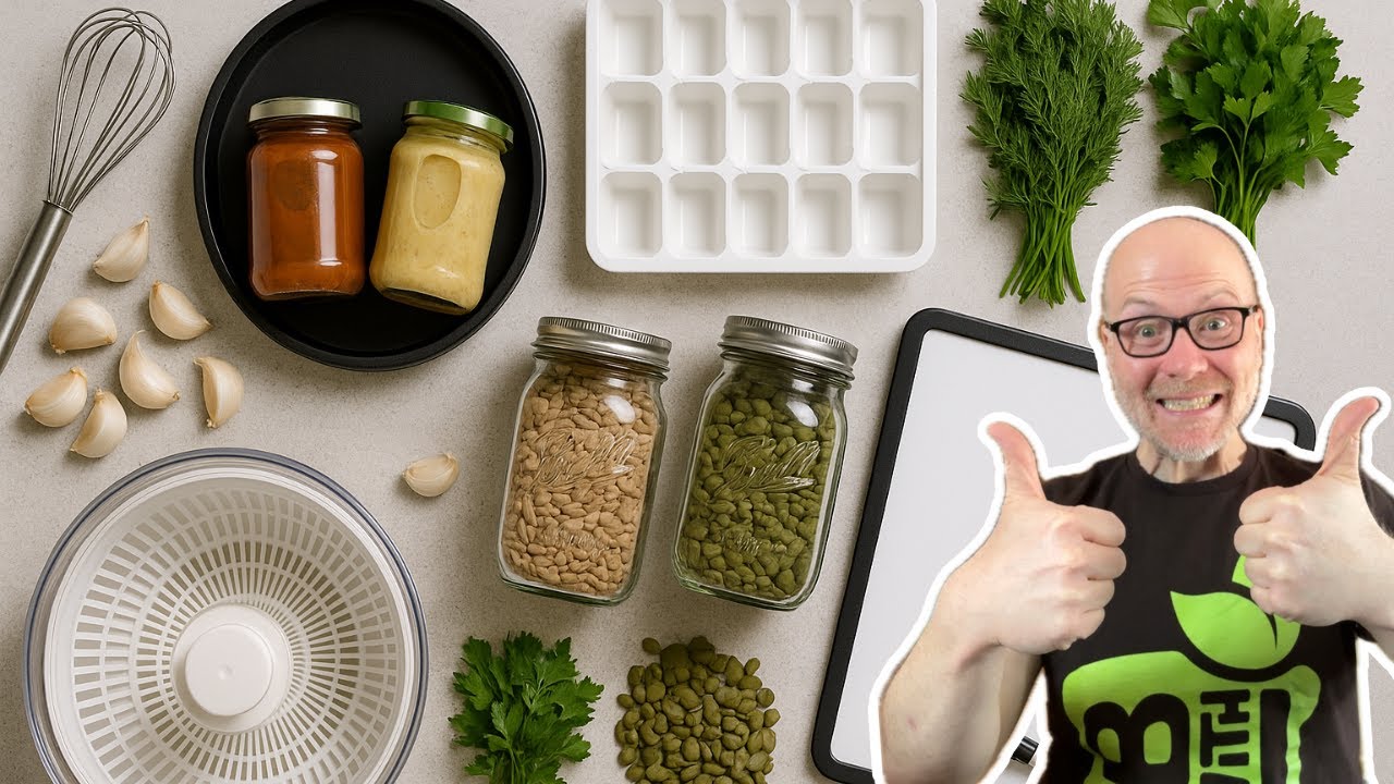YouTube post by @pbwithjeremy for Milky Plant. Caption reads: Genius Kitchen Hacks from Our Viewers!.