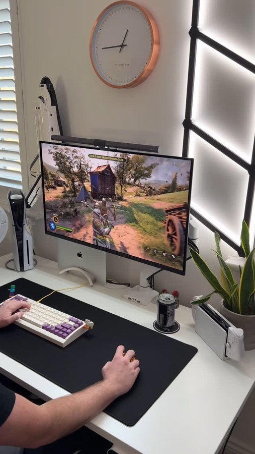 Instagram post by @developeradam for KBDcraft. Caption reads: A LEGO KEYBOARD 😍😍 🧱 Super fun sitting down and....