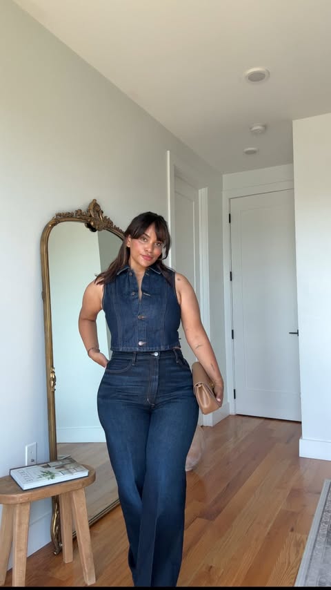 Instagram post by @denisemmercedes for TJ Maxx. Caption reads: [...] to shop for Fall pieces in the Summer.....