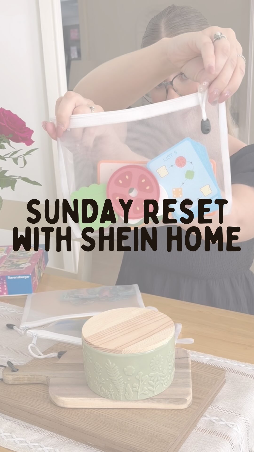 Instagram post by @foodiefunwithus for Shein. Caption reads: ✨ Sunday reset = a calmer week ahead! ✨

Just one....