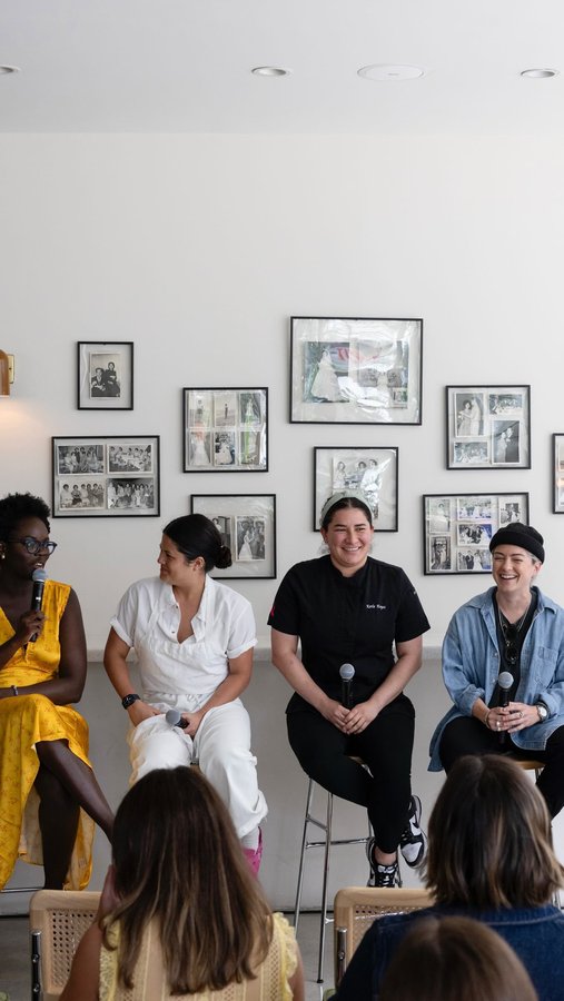 Instagram post by @abenaanimsomuah for Cherry Bombe. Caption reads: To close out Women’s History Month, we checked in....