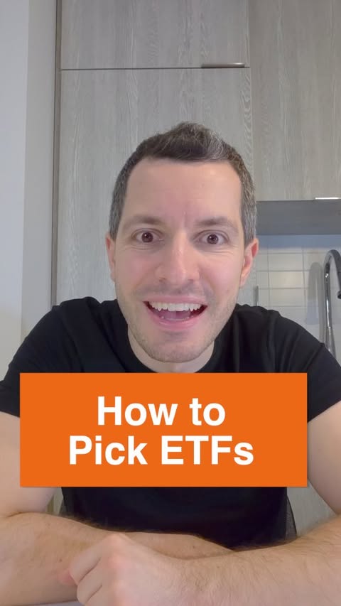 Instagram post by @canadiantshirt for Moomoo. Caption reads: [...] process to find the right ETFs and I use....