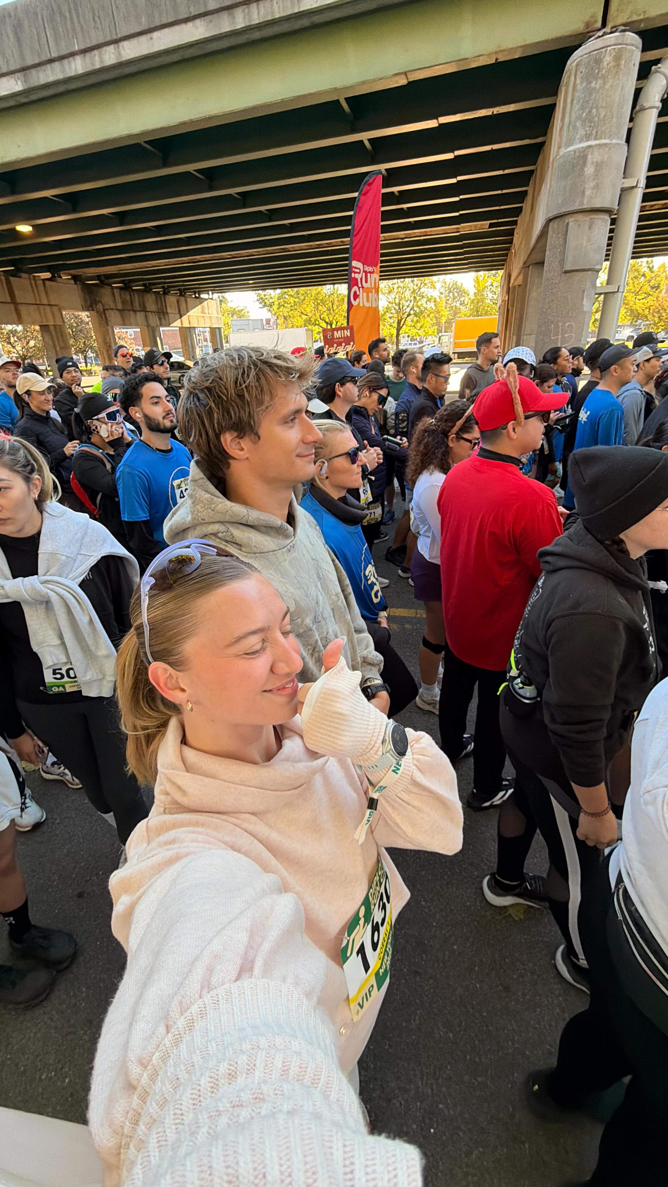 Instagram post by @annaxsitar for Altra Running. Caption reads: if you run fast enough, the jet lag can’t catch....