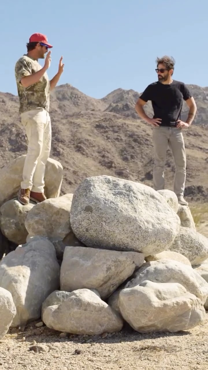 Instagram post by @buenolife_ for Huckberry. Caption reads: For Shop Class Episode 2, Dean heads to....