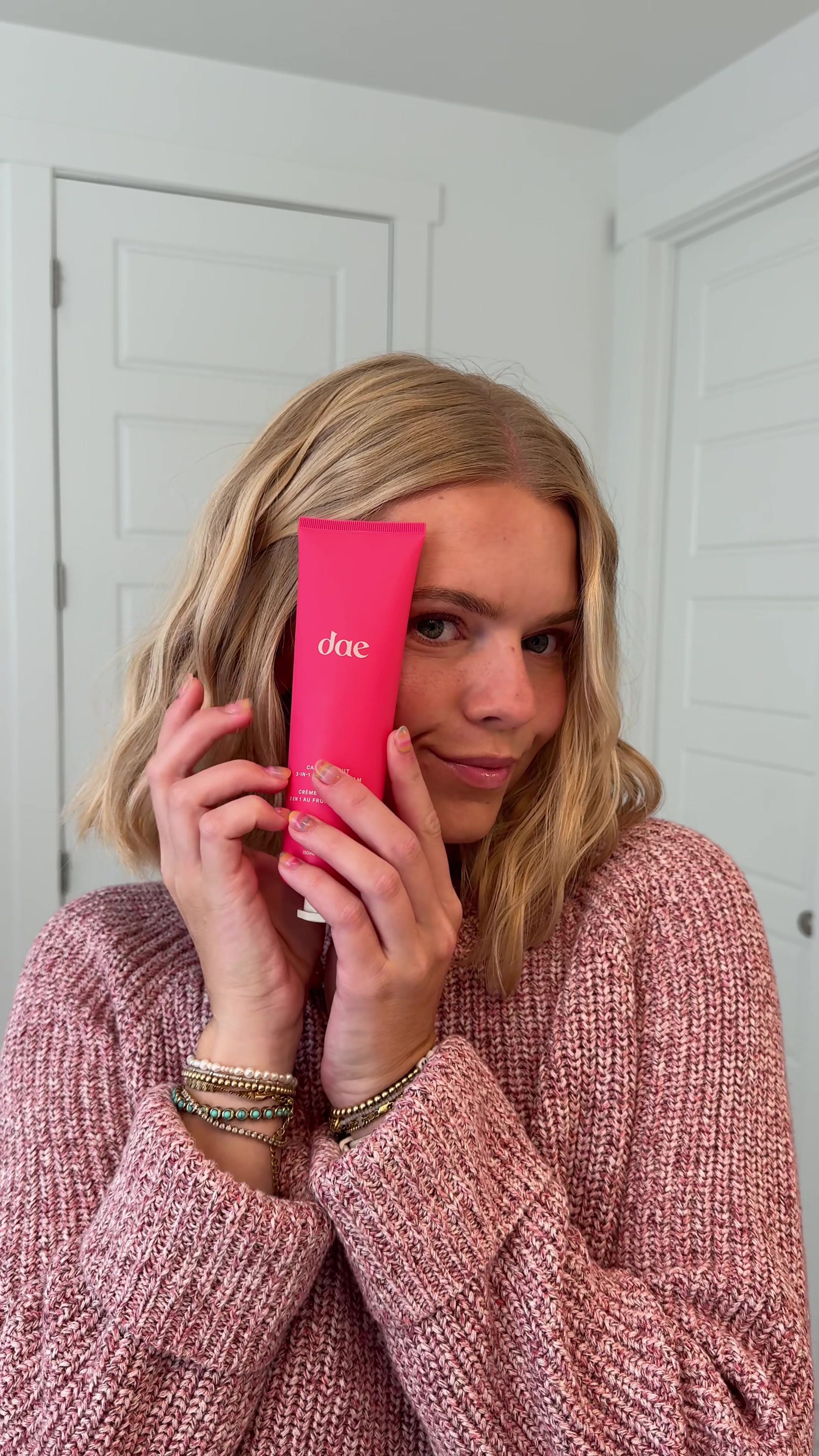 TikTok post by @montana.coles for Dae Hair. Caption reads: [...] cream that does the most!!! @Dae Hair cactus....