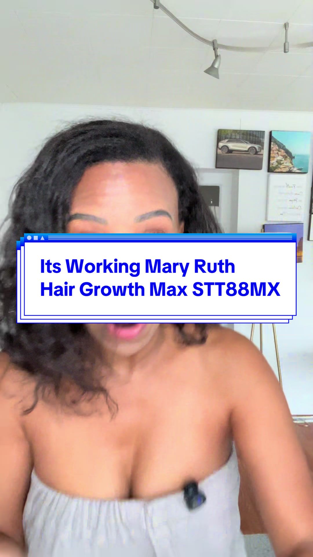 TikTok post by @dealcurator for MaryRuth Organics. Caption reads: Prioritize Healthy Hair @maryruthsorganics....