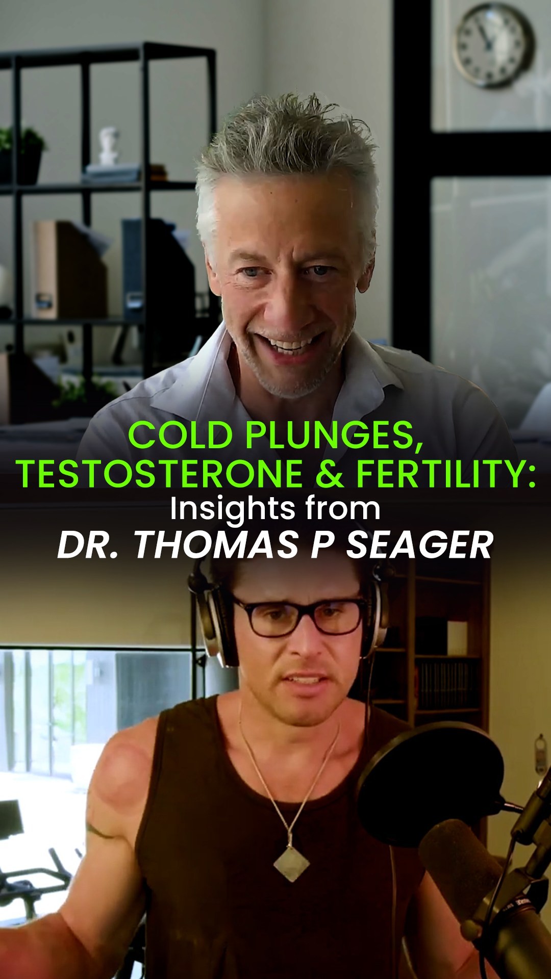 Instagram post by @seagertp for Thrive Market. Caption reads: When his PSA spiked—a warning sign of prostate....