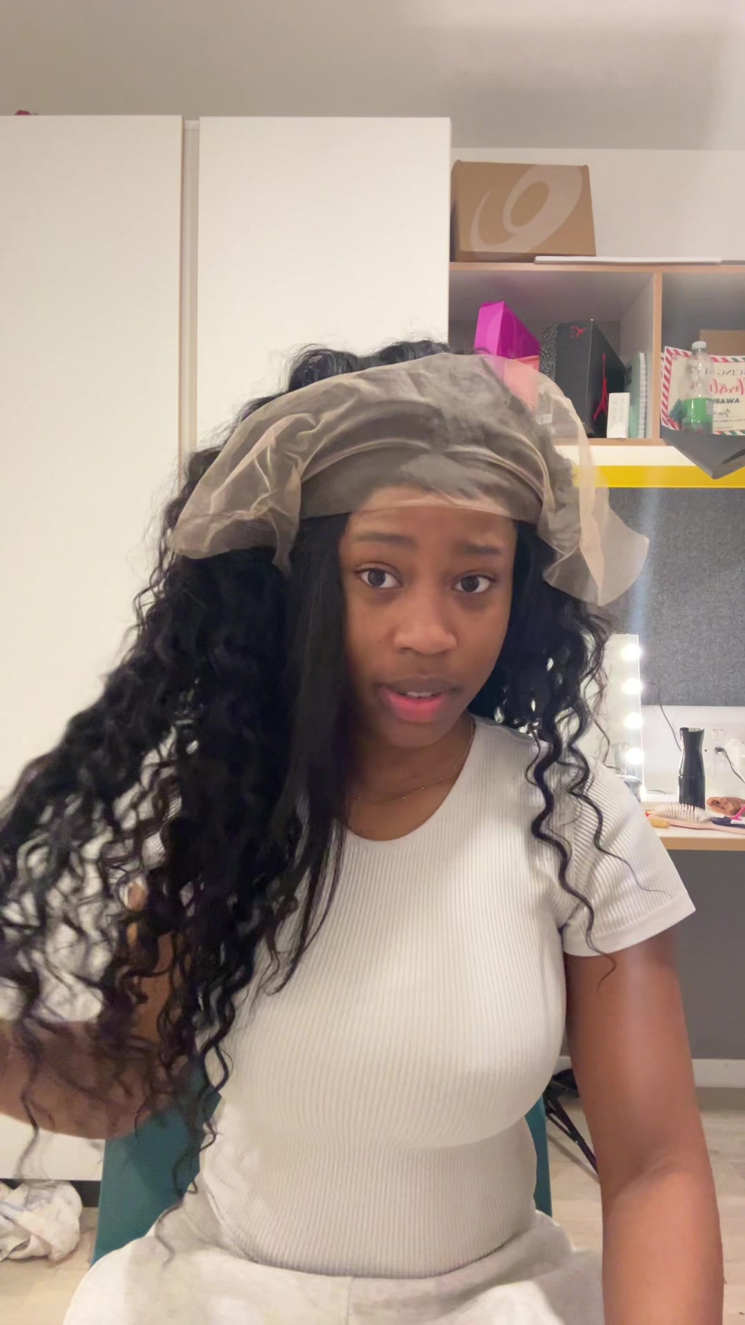 TikTok post by @228cia for Idoli Hair. Caption reads: @Idoli it’s not working still. Real reviews only....