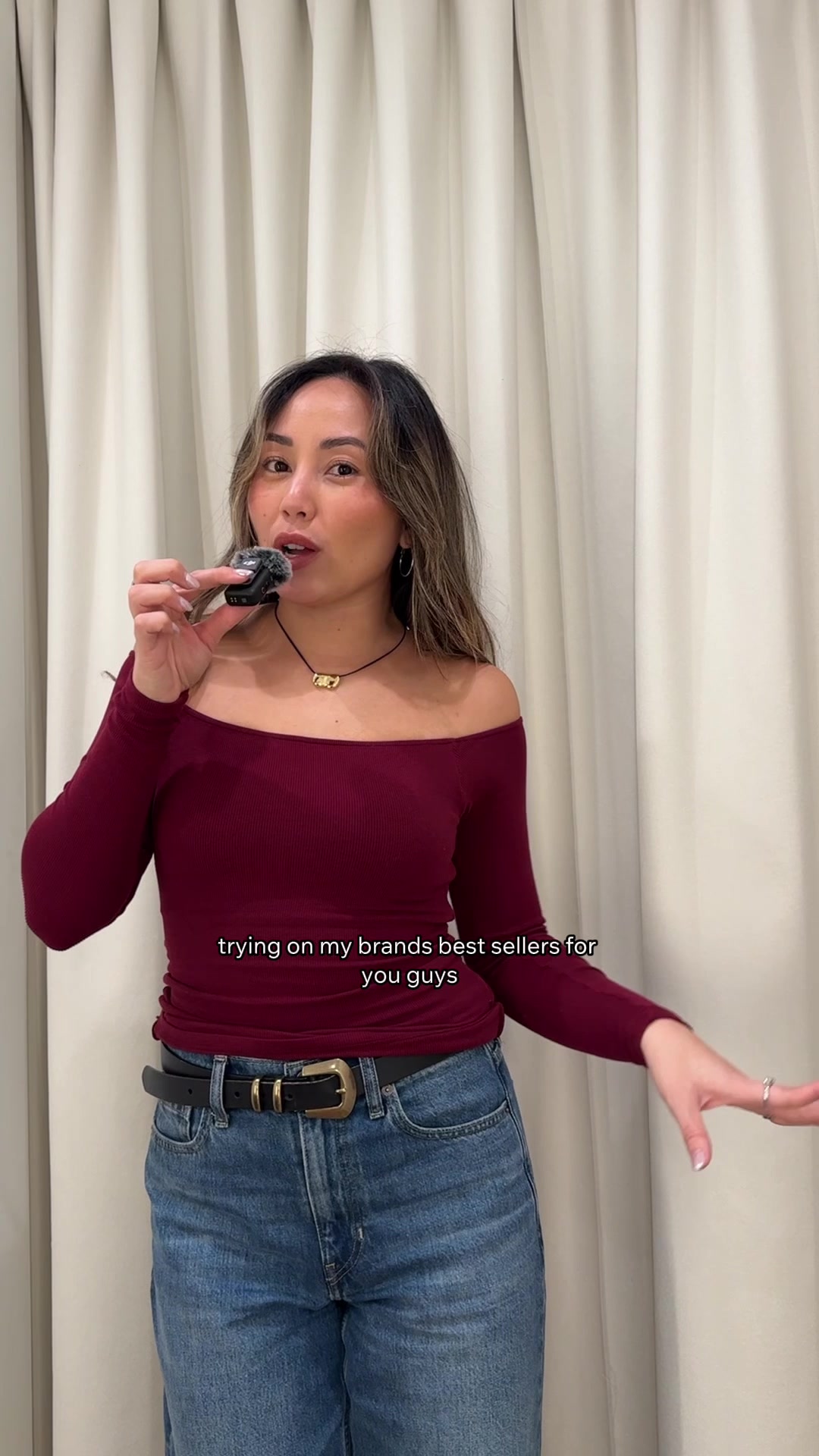 TikTok post by @itsnatalierogers for Klassy Network. Caption reads: [...] shocks me every time I put it on!! @Klassy....